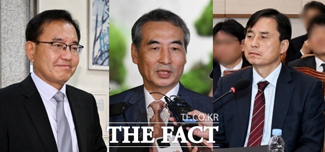 사진 왼쪽부터 이명현, 민중기, 조은석 특검. /더팩트 DB
