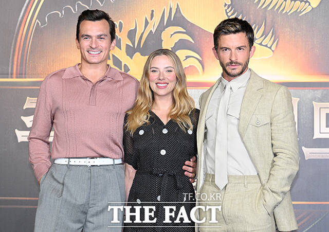 조나단 베일리(맨 오른쪽)는 너무 신난다. 한국 팬들은 전 세계 최고라고 들었다. 영화를 좋아하는 분들이 많은 국가에 오게 되어서 너무 좋다. 최대한 즐기고 싶다고 내한 소감을 전했다. /박헌우 기자