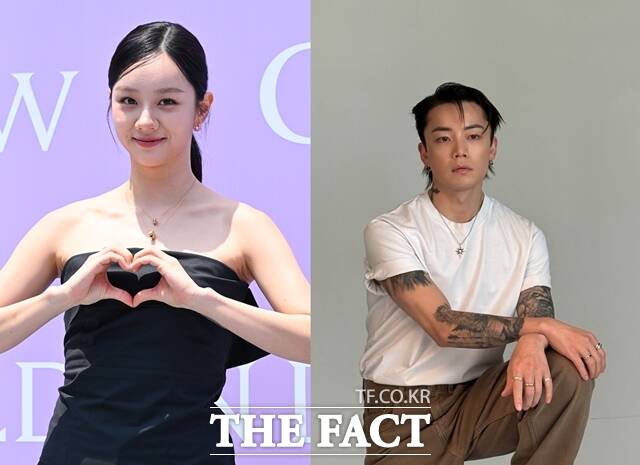 그룹 걸스데이 출신 배우 혜리(왼쪽)와 댄서 우태가 열애설에 휩싸였다. /더팩트 DB, 소셜미디어 캡처