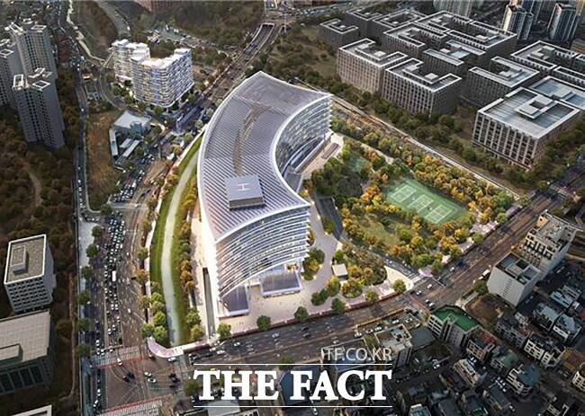 성남 위례 포스코글로벌센터 조감도. /성남시