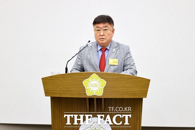 심의수 당진시의원은 지난달 30일 5분 자유발언을 통해 국민체력100인증센터의 당진 유치 필요성을 강력하게 제안했다. /당진시의회