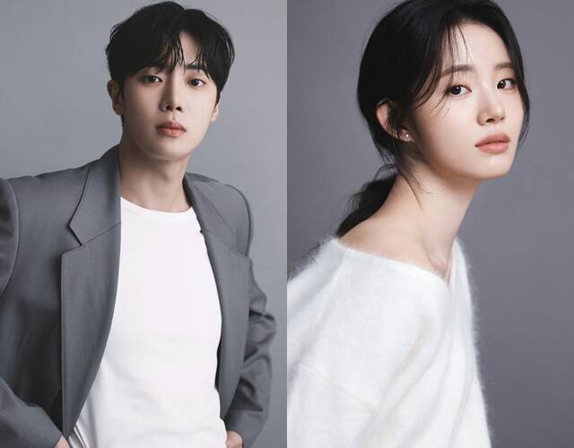 배우 추영우(왼쪽)와 신시아가 영화 오늘 밤, 세계에서 이 사랑이 사라진다 해도에 출연한다. /제이와이드컴퍼니, 매니지먼트 숲