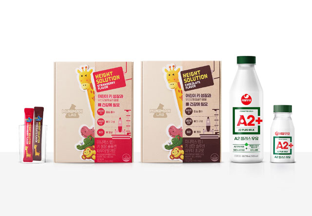 동아제약 어린이 전문 브랜드 미니막스가 신제품 키성장 솔루션 파우더 출시를 기념해 서울우유와 샘플링 이벤트를 진행한다. /동아제약