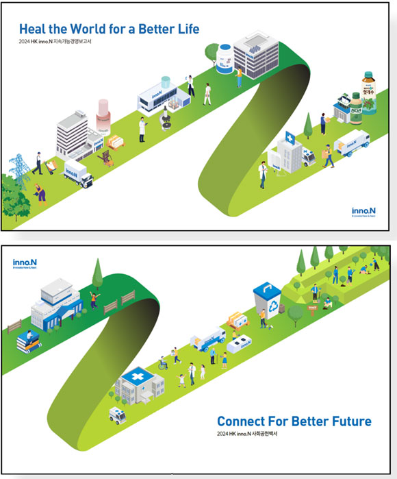 HK이노엔은 지난해 ESG 경영 전략과 주요 활동 및 성과를 담은 2024 지속가능경영보고서를 발간했. /HK이노엔