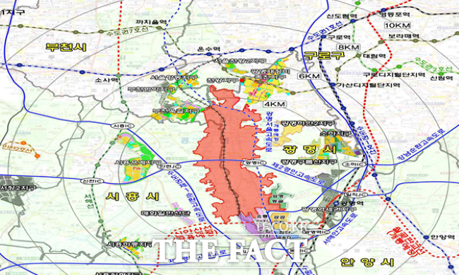 광명·시흥 공공주택지구 위치도 /경기도