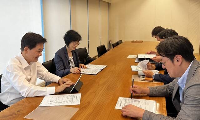 지난 2일 남양유업 본사에서 컴플라이언스 위원회 회의가 열리고 있다. /남양유업