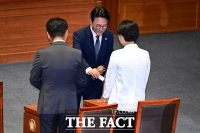  김민석 '국무총리 임명동의안 표결' [포토]