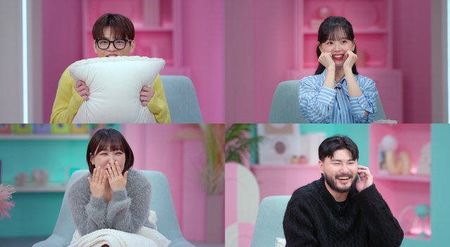 배우 서인국 강한나, 가수 카더가든, 코미디언 이은지(왼쪽 상단부터 시계 방향)가 모태솔로지만 연애는 하고 싶어에서 썸 메이커스로 활약한다. /넷플릭스