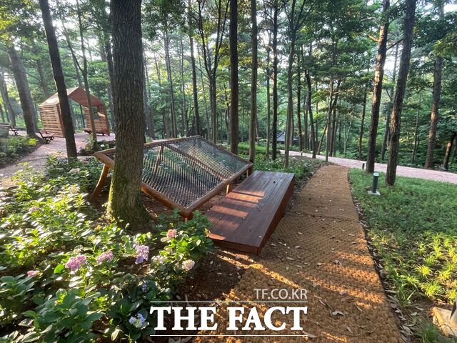 고금 덕암산 생태공원 전경. /완도군