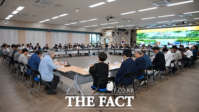 거창국제연극제 준비보고회 모습. /거창군