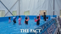  충남도교육청, 이동형 수영장 활용 생존수영 실기교육 본격 '출발'