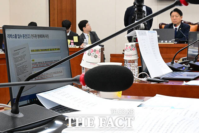 고민정 더불어민주당 의원은 이날 전두환 명예회복 추진 취지의 리박스쿨 문건을 공개하며 손효숙 대표에게 관련 질의를 쏟아냈다.