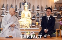  조계종 예방한 김민석 국무총리 [포토]