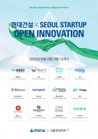  현대건설, 건설기술 혁신 주도 스타트업 12개사 선정