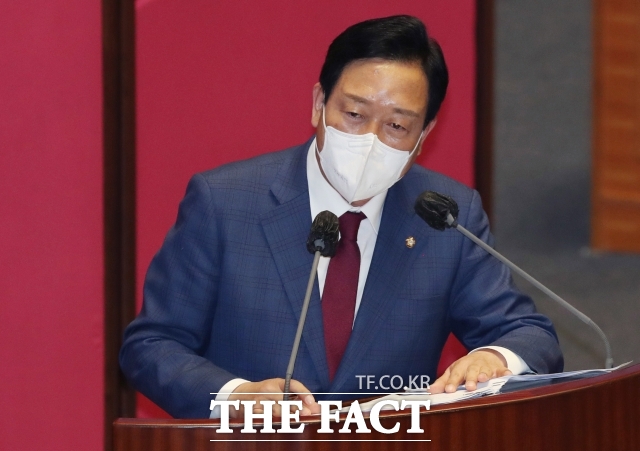 국민의힘 경기도당위원장 선거에 도전장을 낸 김선교 국회의원./국회=남윤호 기자