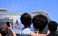  무더위도 잊게 하는 '블랙이글스 에어쇼' [포토]