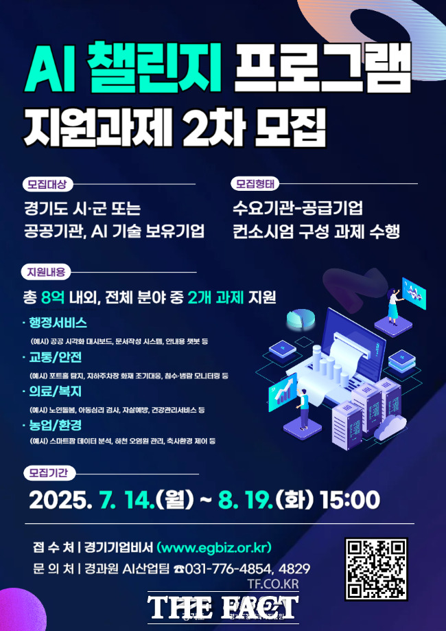 경기도 AI 챌린지 프로그램 홍보물. /경기도