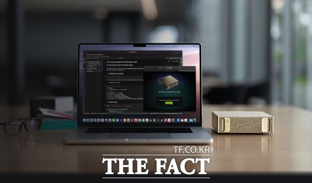 개인용 AI 슈퍼컴퓨터로 주목받는 엔비디아 DGX 스파크.