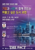 과천시, '미래 100년 포럼' 18일 개최…미래 산업  및 기업 유치 논의