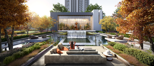 HDC헌대산업개발은 서울 서초구 방배신삼호 재건축 아파트의 테마 광장을 다양한 커뮤니티 활동이 가능한 입주민 휴식 공간으로 설계하고 입주민 커뮤니티 중심에는 최고급 호텔 수준의 조경을 갖춘 루미에르 가든이 배치될 예정이라고 밝혔다. /HDC현대산업개발