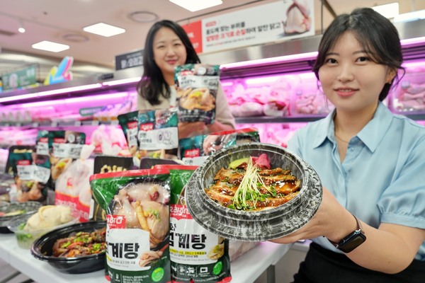 롯데마트가 오는 17일부터 홈보양족을 위한 백숙용 닭과 간편 보양식에 대해 할인 행사를 연다. /롯데마트
