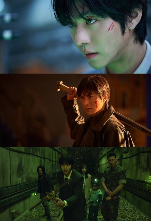 안효섭(위쪽)은 평범한 회사원이자 소설 멸망한 세계에서 살아남는 세 가지 방법을 끝까지 읽은 유일한 독자인 김독자 역을 맡아 스크린 데뷔에 나선다. /롯데엔터테인먼트