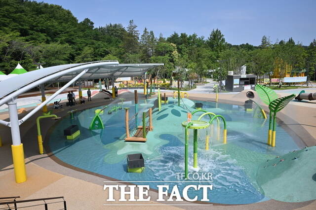 중외공원 생태예술놀이정원 물놀이장 전경. /광주시립미술관