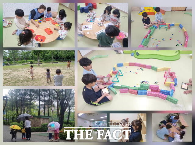 365×24 어린이집에서 보육교사가 아이를 돌보고 있는 모습 /천안시