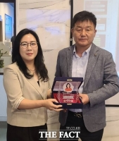  김은아 아산시의원, 교통약자 권익 보호 공로로 감사패 수상