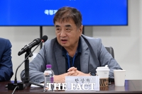  국정위 미디어혁신범국민협의체 추진 간담회 참석한 한상혁 [포토]