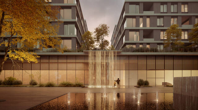 지난달 대우건설이 시공사로 선정된 서초구 강남원효성빌라 재건축의 경우 3.3㎡당 공사비는 1550만원에 달한다. 사진은 트라나 서울 광장. /대우건설