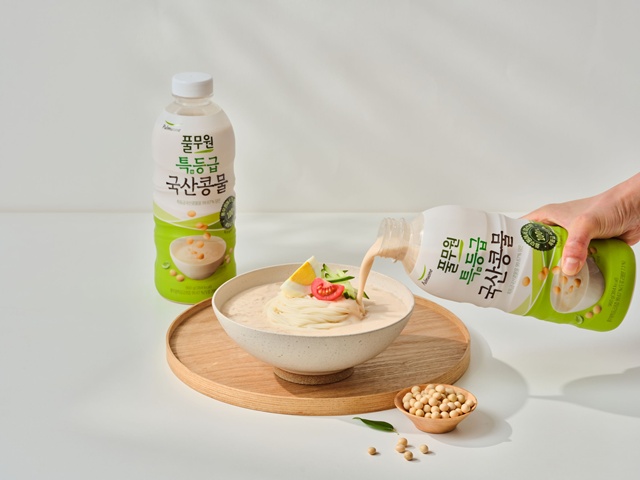 풀무원식품의 특등급 국산콩물 누적 판매량 50만병을 돌파했다. /풀무원