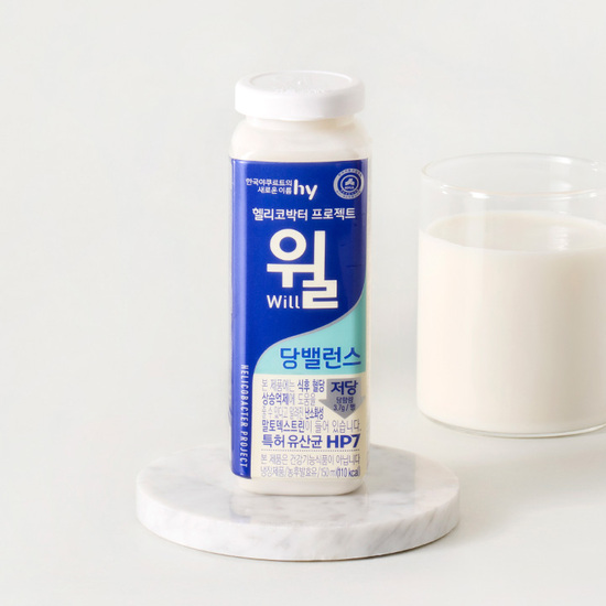 hy 헬리코박터 프로젝트 윌 당밸런스의 누적 판매량이 2000만 개를 돌파했다. /hy