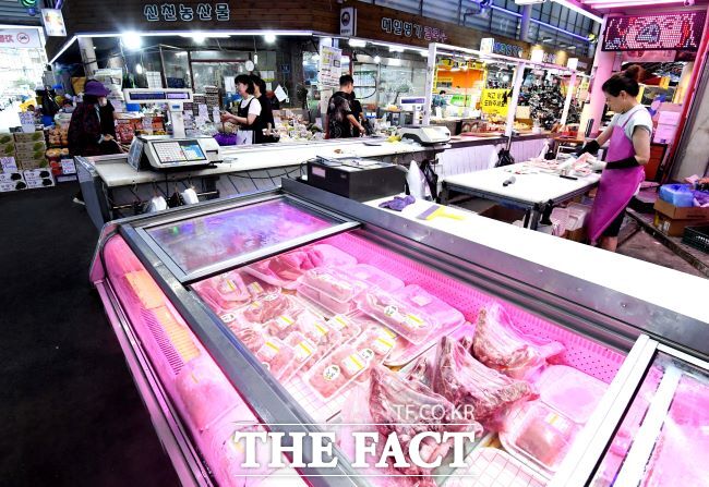 삼미시장 매장 풍경./시흥시