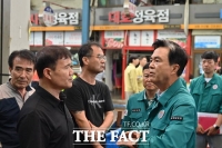  김태흠 충남도지사, 당진·예산 호우 대응 현장 점검