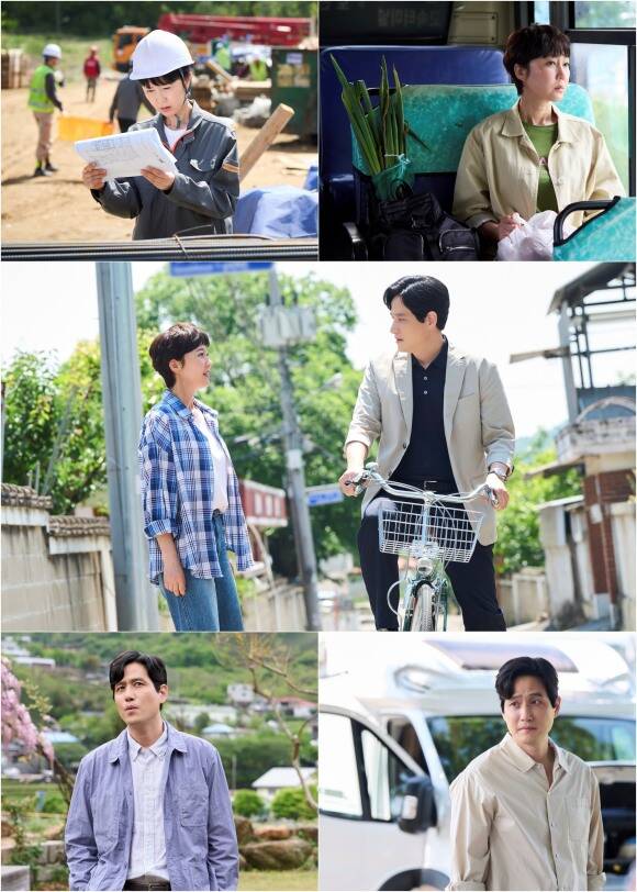 배우 염정아와 박해준이 tvN 첫, 사랑을 위하여로 로맨스 호흡을 맞추는 가운데 두 사람의 캐릭터 스틸이 공개됐다. /tvN