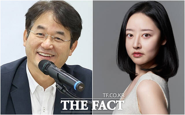 이동환 고양특례시 시장(왼쪽)과 배우 김지민. /한스타