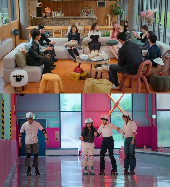 모태솔로지만 연애는 하고 싶어가 모태솔로들의 답답한 데이트로 웃음을 전하고 있다. /넷플릭스