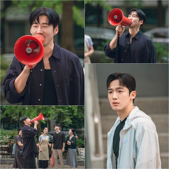 트라이: 우리는 기적이 된다 제작진이 18일 주가람과 윤성준의 모습이 담긴 스틸을 공개했다. /SBS