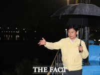  조용익 부천시장, 호우주의보 속 굴포천 일대 긴급 점검