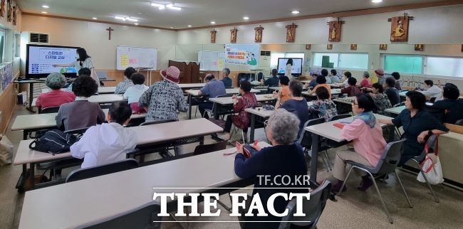 ‘찾아가는 스마트 디지털 교실’ 운영 모습./광명시