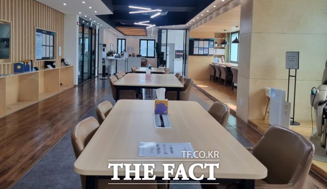 철산동 거점 이동노동자 쉼터 내부 모습 /광명시