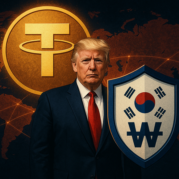 도널드 트럼프 미국 대통령이 스테이블 코인을 제도화하는 지니어스 법안에 서명하면서 달러 기반 스테이블코인이 국경 없는 디지털 달러로 공식화된 가운데 한국도 원화 기반 스테이블코인 생태계를 조속히 마련하지 않으면 달러 패권의 디지털 굴레에 갇힐 수 있다는 우려가 나온다. /챗GPT 생성 이미지