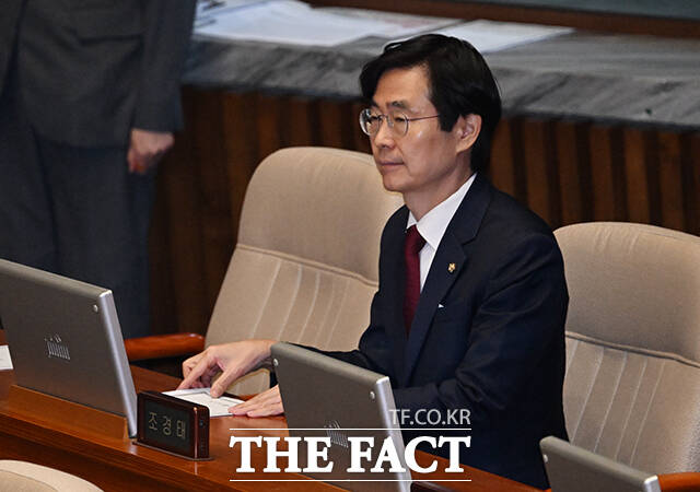 조경태 국민의힘 의원이 21일 이번 전당대회는 과거를 반성하고, 성찰할 수 있는, 국민들이 주신 마지막 기회다라며 당대표 출마를 공식 선언했다. /국회=박헌우 기자