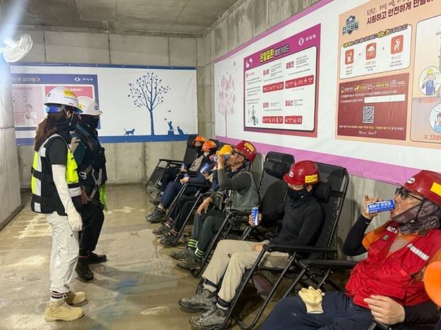 BS한양이 7~8월을 혹서기 안전보건 특별대응 기간으로 지정하고, 건설현장 근로자의 온열질환 예방과 안전사고 방지에 총력을 기울인다. /BS한양