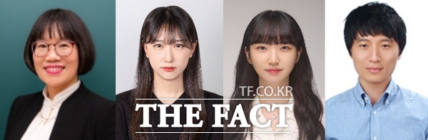 대전 서구는 22일 적극 업무 추진으로 성과를 낸 우수공무원 4명을 선발했다. 왼쪽부터 김미희 세정과 재산세팀장·정지은 건축과 주무관·이미연 자원순환과 주무관·허근영 주차행정과 주차시설팀장 /대전 서구