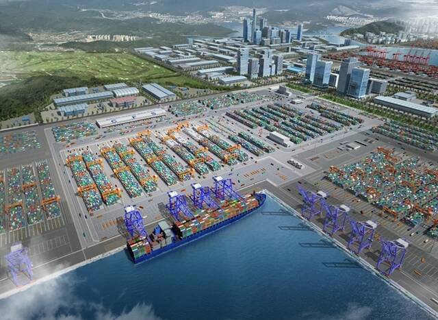 태영건설 컨소시엄이 부산항만공사가 발주한 부산항 진해신항 컨테이너부두 1-1단계(2공구) 축조공사의 실시설계 적격자로 선정됐다. /태영건설