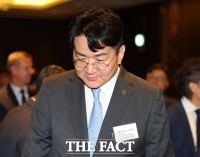  주한미국상공회의소 세미나 참석하는 조원태 한진그룹 회장 [포토]