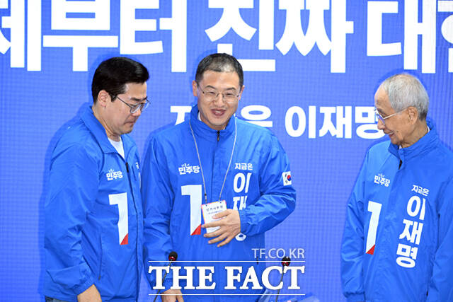 개인적 의견을 전제로 김 의원은 국민 수용성 부분에서는 저는 과락이 아닌가, 이렇게 시민단체들까지 다 들고 일어날 정도이기 때문이라고 평가했다. /박헌우 기자