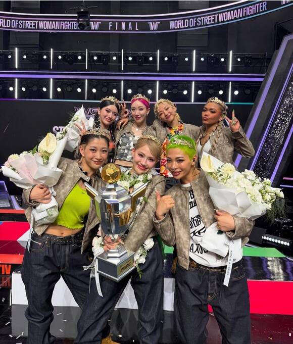 일본 댄스 크루 오사카 오죠 갱이 월드 오브 스우파에서 우승을 차지했다. /오사카 오죠 갱 소셜 미디어